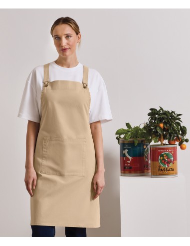 PRE-PR129-Cross Back Barista Bib Apron